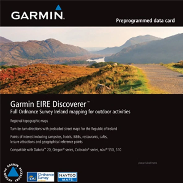 Garmin EIRE Discoverer South West İrlanda Harita Micro ürün görseli 1