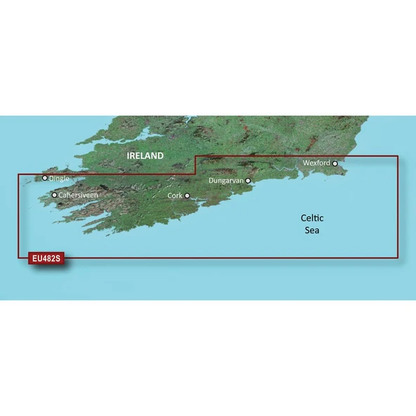 Garmin BlueChart® g3 Vision® HD - VEU482S - Wexford to Dingle Bay - MicroTM/SDTM ürün görseli 1