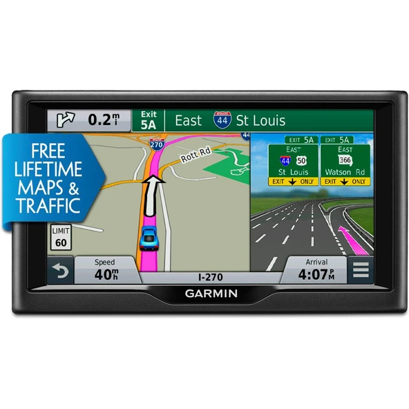 Garmin 010-01399-02 Nuvi 67LMT 6Inch GPS Navigator ürün görseli 1