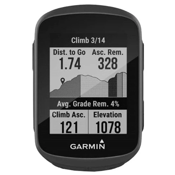 Garmin Edge 130 Plus MTB paketi, MTB montajı, hız sensörü, uzaktan kumanda ile - kompakt, 33 g hafif GPS bisiklet bilgisayarı, 1,8" ekran, navigasyon, MTB değerleri, 12 saate kadar pil ürün görseli 1