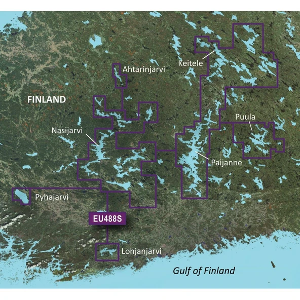 Garmin BlueChart g2 - HXEU488S - Keitele - Paijanne - Tampere - 720/SD (35716) ürün görseli 1