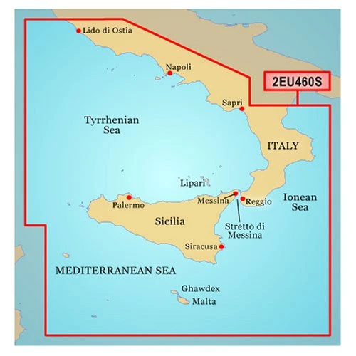 Garmin Navigation Mapping Software, South Italy and Sicily (010-C0538-00) ürün görseli 1