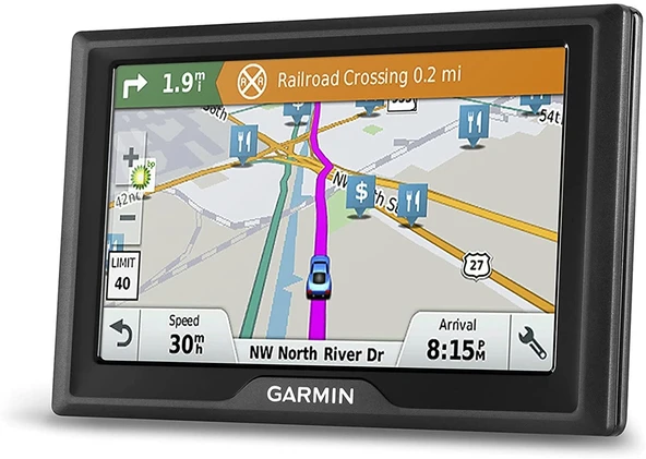Garmin Drive 61 LM 6inch GPS Navigator with Sürücü Uyarıları ve Lifetime Map Updates - Black (Renewed) ürün görseli 1