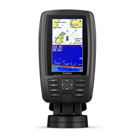 Garmin ECHOMAP Plus 44cv, 4.3-inch Sunlight-readable Combo, Bluechart G3 Haritalar ve Clearvu ve Geleneksel Chirp Sonar ürün görseli 1