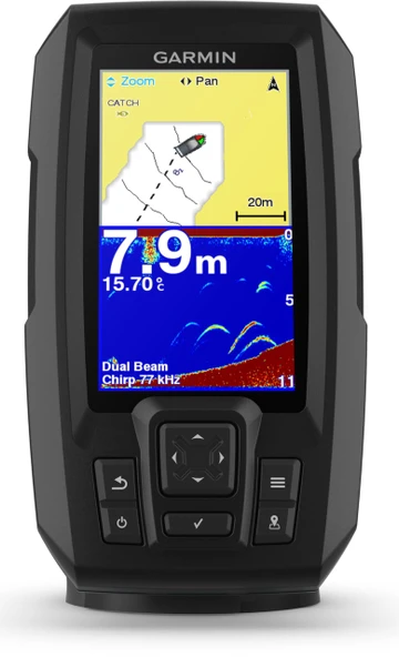 Garmin Striker Plus 4 Chirp Fishfinder Striker Plus 4 Chirp Fishfinder, Siyah, Tek Beden, 0753759184162 ürün görseli 1