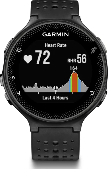 Bilekten kalp atış hızı ölçümü ve akıllı telefon bildirimlerine sahip Garmin Forerunner 235 WHR Akıllı Saat ürün görseli 1