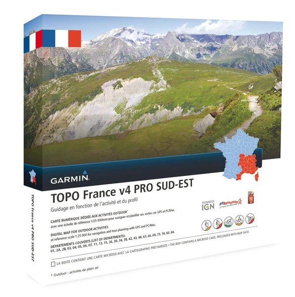 Garmin Topografik Haritası Fransa v4 PRO Güneydoğu, 010-11240-02 ürün görseli 1