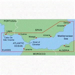 Garmin Bluechart MEU455S - Alicante To Cabo De São Vecente - Garmin Data Card ürün görseli 1