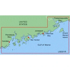 Garmin Bluechart MUS001R - North Maine - Garmin Data Card ürün görseli 1