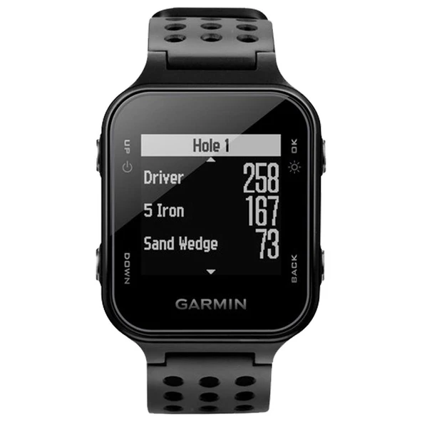 Garmin Yetişkin GPS Golf Saati Yaklaşımı S20, Siyah, Tek Boyut, 010-03723-01 ürün görseli 1
