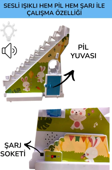Büyük Boy Dön Dolaş Tavşan Sesli - Resim 4