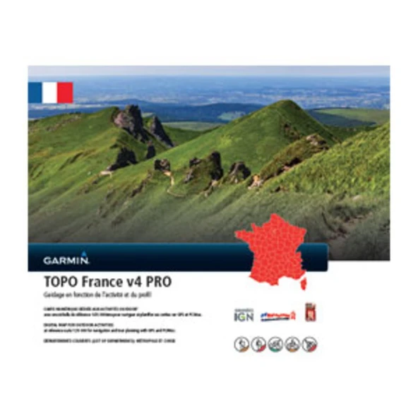 Garmin Topografik Haritası Fransa v4 PRO, 010-11244-02 ürün görseli 1