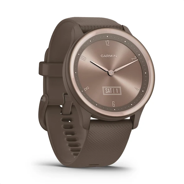 Garmin vívomove Sport - Analog ibrelere ve dokunmatik ekrana sahip akıllı saat. Spor ve sağlık işlevleri, akıllı telefon bildirimleri ve 5 güne kadar pil ömrü. ürün görseli 1