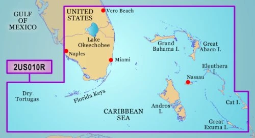 Garmin BlueChart g2 Güneydoğu Florida Salt/Freshwater Map Micro ürün görseli 1