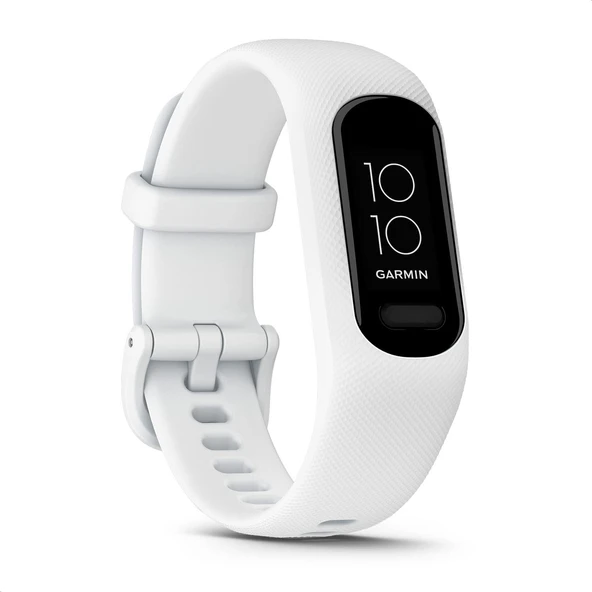 Garmin vivosmart 5 – ekstra geniş OLED dokunmatik ekrana, uyku kalitesi ve kalp atış hızı ölçümü gibi sağlık ve fitness takipçisi. 7 güne kadar pil ömrü, su geçirmezlik ve acil durum yardımı. ürün görseli 1