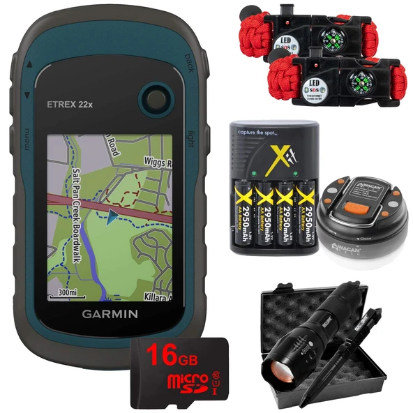 Garmin eTrex 22x: 16GB Camping & Hiking Sche 010-02256-00 ürün görseli 1
