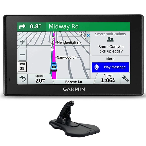 Garmin 010-01678-B2 Drive 51LMT-S GPS ile Friction Mount ürün görseli 1