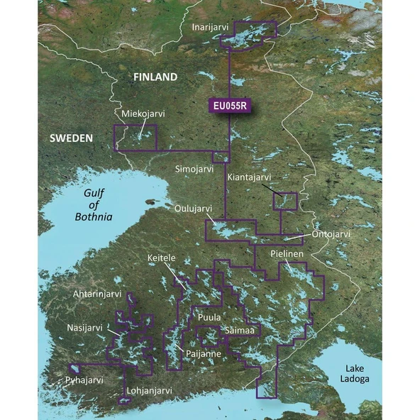 Garmin VEU055R Finlandiya Gölleri SD Kart Nautical Charts ürün görseli 1