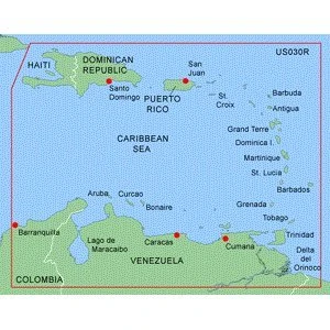 Garmin BlueChart Güneydoğu Karayipler Saltwater Haritası ürün görseli 1