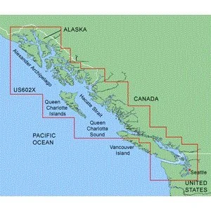 Garmin BlueChart Olympia to Skagway Saltwater Map Micro ürün görseli 1