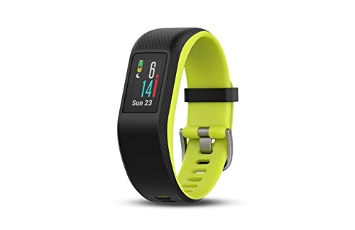 Garmin vívosport, Fitness/Activity Tracker with GPS and Heart Rate Watch, Lime, Büyük ürün görseli 1