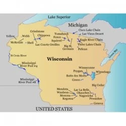 Garmin Map Source LakeMaster Wisconsin Freshwater Maps Micro ürün görseli 1