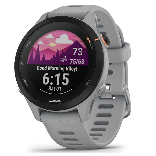 Garmin Forerunner® 255S, Smaller GPS Koşu Smartwatch, Advanced Insights, Long-Lasting Battery, Toz Gray ürün görseli 1