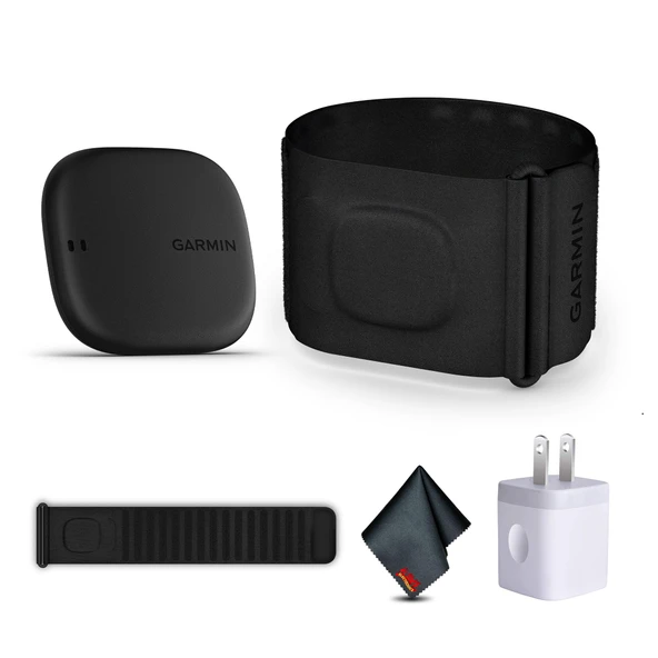Garmin Index Sleep Monitor, L/XL Sche with Extrachange Band Large/Extra Large + USB Wall Şarj Kumaşı Beyaz Cube + Microfiber Temizlik Kumaşı ürün görseli 1