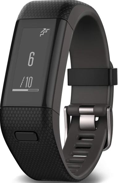 Garmin GPS aktivite takip cihazı vivosmart HR+, siyah, XL, 010-01955-33 ürün görseli 1