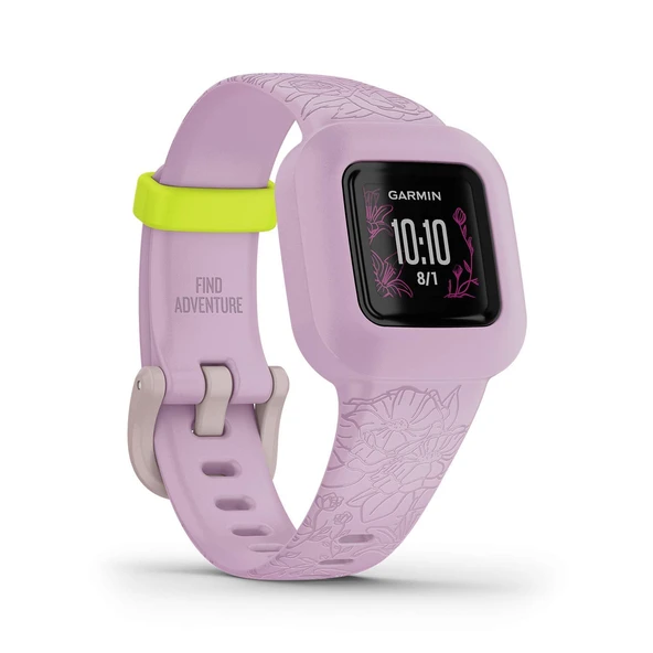 Garmin vivofit jr. 3 - 4 yaş ve üzeri çocuklar için su geçirmez dijital aktivite takip cihazı, adımsayar, 1,4 cm geniş ekran, acil durum bağlantısı, 1 yıla kadar pil ömrü ürün görseli 1