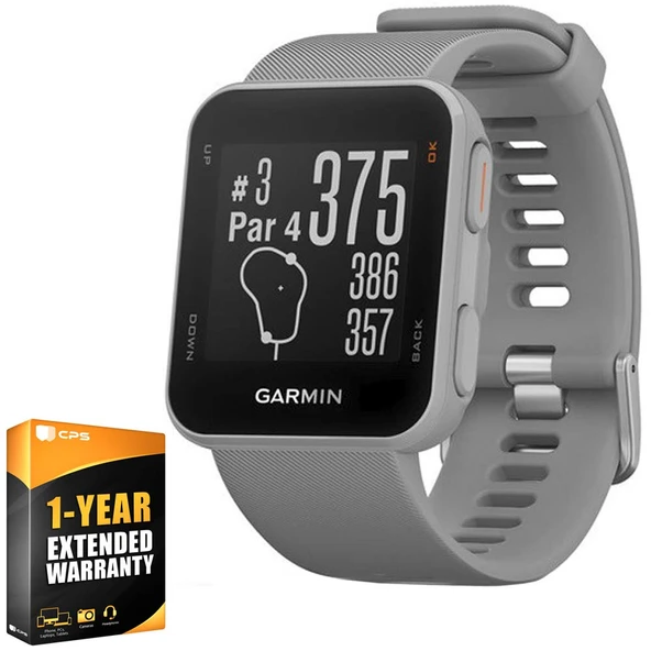 Garmin Yaklaşım S10 Hafif GPS Golf İzle, Toz Grey (010-02028-01) Sche with 1 YR CPS Geliştirilmiş Koruma Paketi ürün görseli 1