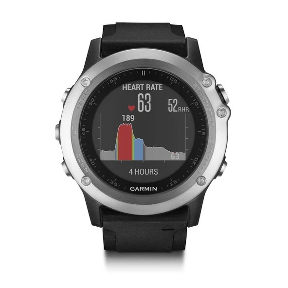 Garmin Fenix ​​​​3 HR GPS çoklu spor akıllı saati - bilekten kalp atış hızı ölçümü, çok sayıda navigasyon ve spor işlevi, GPS/GLONASS ürün görseli 1