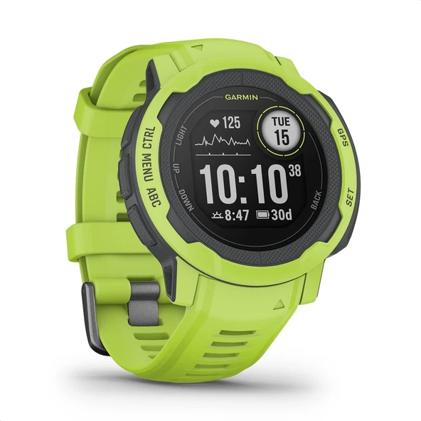 Garmin Instinct 2 - 28 güne kadar pil ömrü, 40'tan fazla spor uygulaması, akıllı bildirimler, egzersiz durumu, kondisyon yaşı veya uyku analizi gibi işlevlere sahip GPS akıllı saat ürün görseli 1