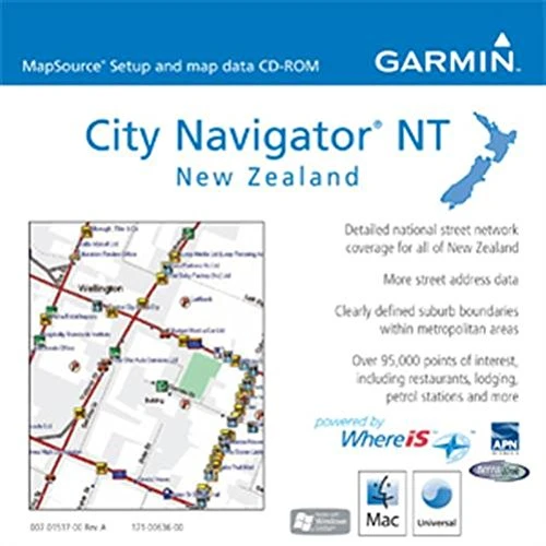 Garmin 010-10761-00 City Navigator New Zealand ürün görseli 1