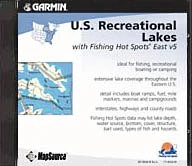 Garmin Map Source ABD Recreational Lakes East U.S. Freshwater CD-ROM (Windows) ürün görseli 1