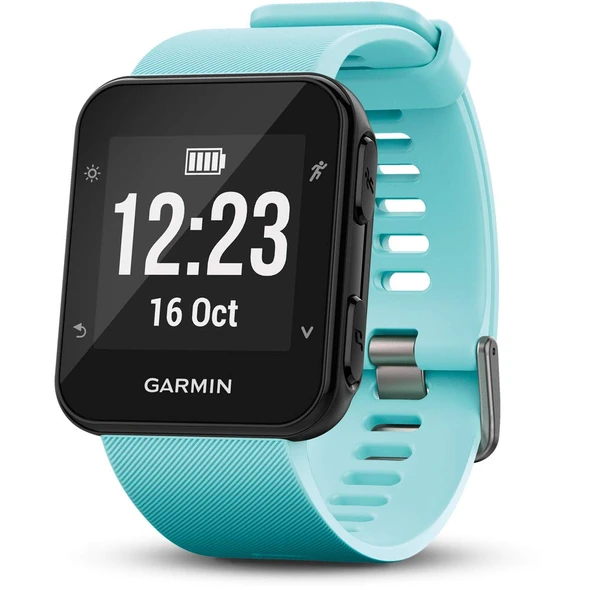 Garmin Forerunner 35, Easy-to-Use GPS Run, Frost Blue, 1 (010-01689-02) ürün görseli 1