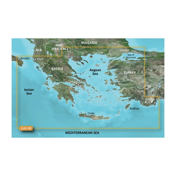 Garmin BlurChart VEU015R - Marmara Denizi - SD Kart ürün görseli 1