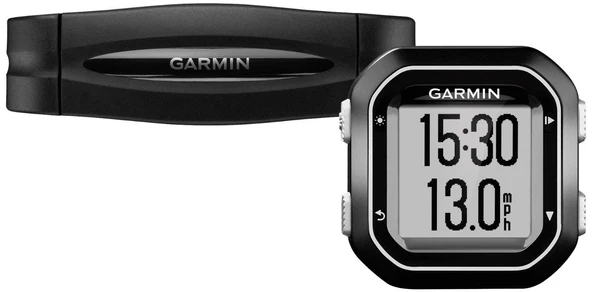 Garmin Edge 25 GPS bisiklet bilgisayarı - navigasyon izleme, GPS ve GLONASS, ANT+/Bluetooth uyumluluğu ve kalp atış hızı göğüs kemerini içerir ürün görseli 1