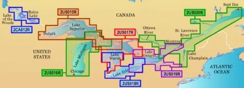 Garmin BlueChart g2 St. Lawrence Seaway Saltwater Map Micro ürün görseli 1