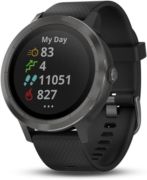 Garmin vívoaktif 3 GPS Smartwatch - Black & Gunmetal (Yenilenen Premium) ürün görseli 1