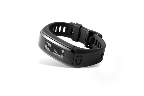 Garmin 010-01955-73 Garmin vivosmart HR, Black, Medium, Sea ürün görseli 1