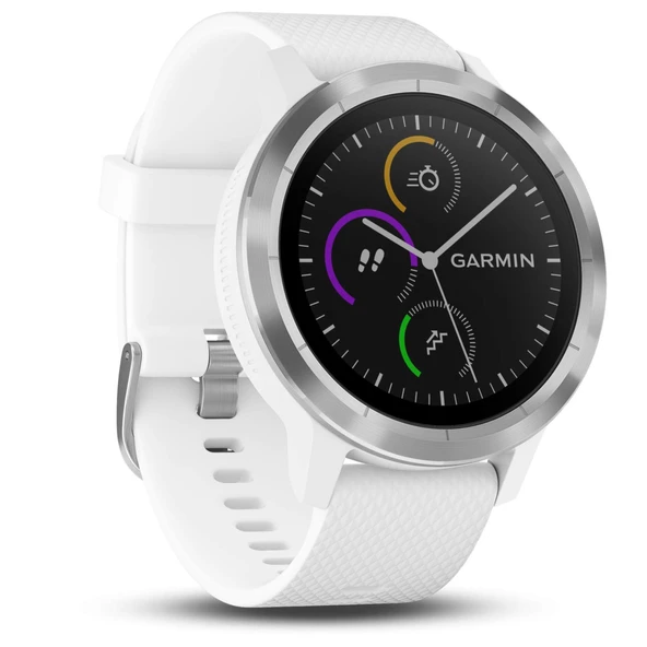 Garmin vívoactive 3 GPS fitness akıllı saati - bilekten 7/24 kalp atış hızı ölçümü, önceden yüklenmiş spor uygulamaları, entegre GPS, NFC aracılığıyla mobil ödeme ürün görseli 1