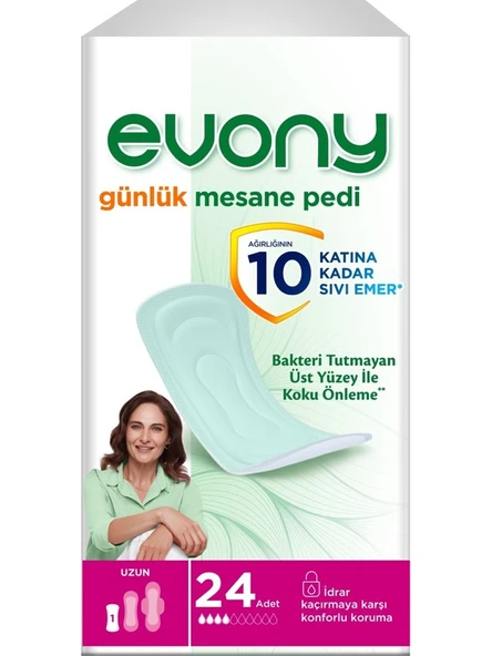 Evony Günlük Mesane Pedi Uzun 24'Lü ürün görseli 1