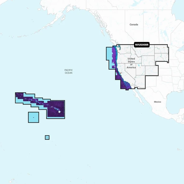 Garmin U.S. West Navionics Vision+ NVUS008R [010-C1292-00] ürün görseli 1