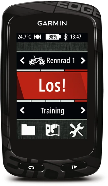 ActiveRouting, canlı izleme ve parça navigasyonu özelliklerine sahip Garmin Edge 810 GPS'li bisiklet bilgisayarı ürün görseli 1