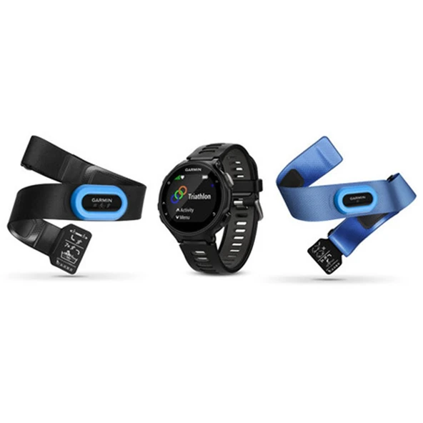 Garmin Forerunner 735XT Tri-Bundle, Multisport GPS Run with Heart Rate, HRM-Tri ve HRM-Swim Monitor, Black/Gray ürün görseli 1