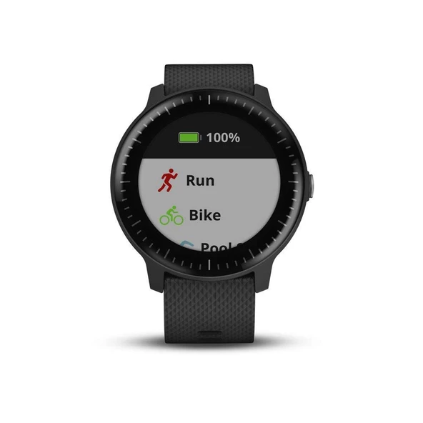 Garmin vívoactive 3 Music: The All-in-One GPS Smartwatch with Music Storage, Spotify Support ve Fitness İzleme - Black ürün görseli 1