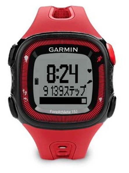 Garmin 010-01241-05 Garmin ForeAthlete 15J Büyük Kırmızı / Siyah Japonya Version ürün görseli 1