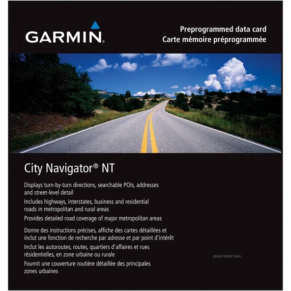 Garmin City Navigator India Map Micro Card ürün görseli 1