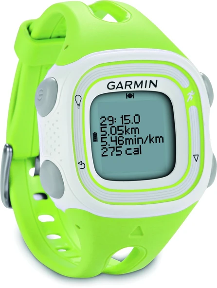 Garmin GPS koşu saati Forerunner 10, limon/beyaz, 010-01039-04 ürün görseli 1